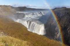 RAINBOW AT GULLFOSS