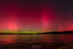 AURORAS OVER PYRAMID LAKE