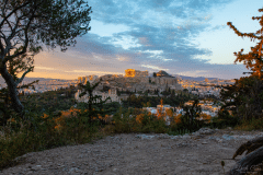 SUNSET ON THE ACROPOLIS